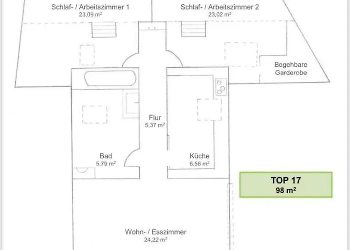דירה Lage - 100m2 - 2 Schlafzimmer Mit Garage *